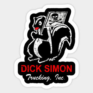 Vintage Dick Simon Skunk Sticker